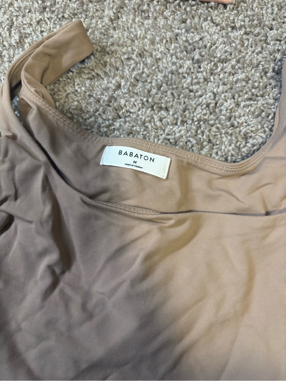 Babaton Contour Bodysuit in Colour: Clay Mask